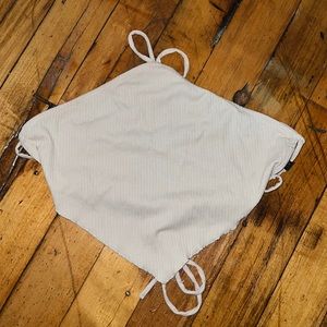 Square Open Back Tie Top